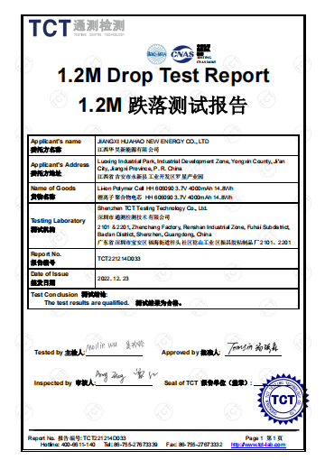 1.2m drop test pb