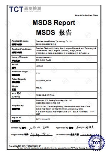 msds pb