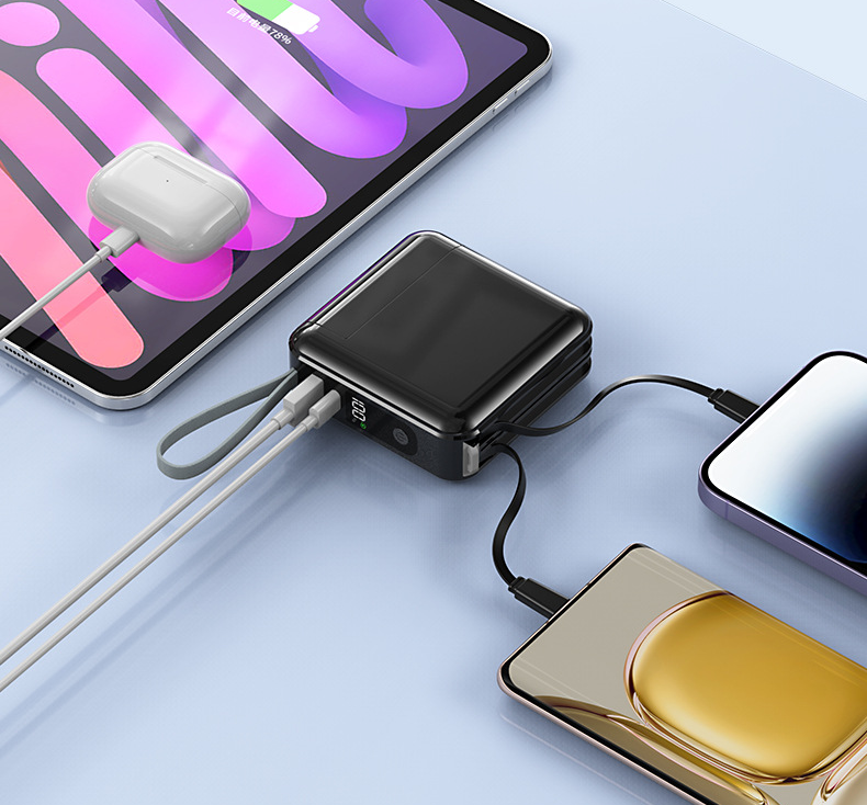 integrated charger powerbank 4outputs